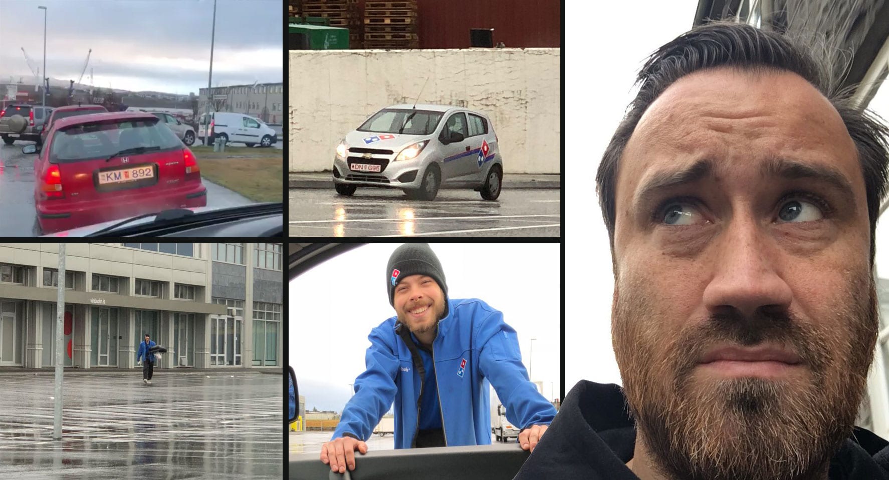 Hörður pantaði pizzu í dekkjaröðina: „Ég mæli með þessu“