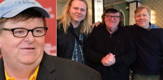 Jón Gnarr hitti Michael Moore