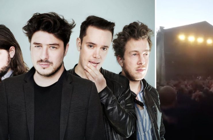 Mumford & Sons tók víkingafagnið á tónleikum í Danmörku