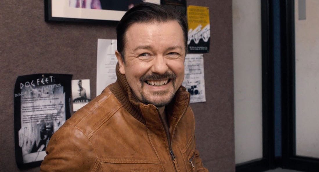 Grínistinn Ricky Gervais á leiðinni til landsins