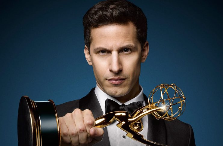 Sjáðu Andy Samberg grína í liðinu á Emmy-verðlaunahátíðinni