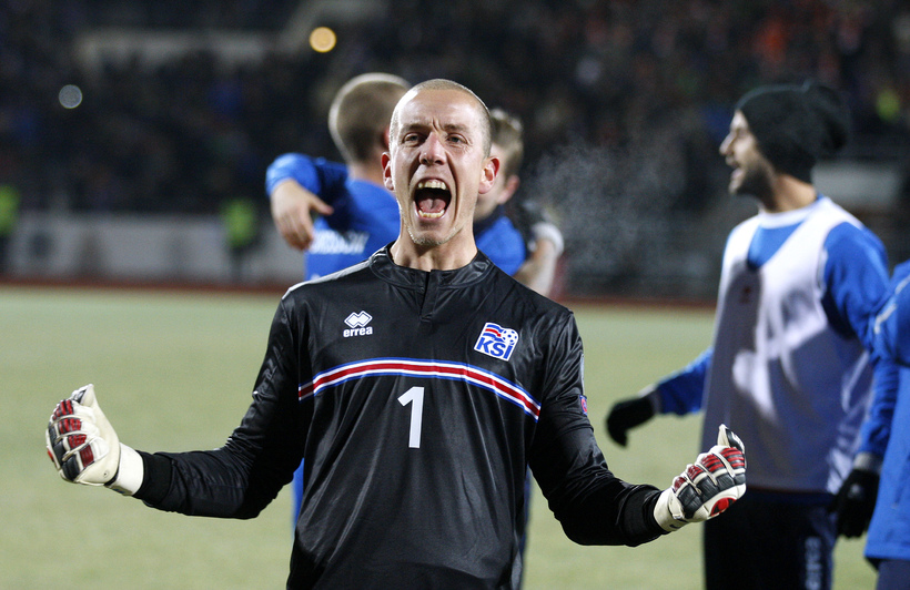 Hannes setti þessa mynd upp á vegg fyrir ári síðan - Svona geta draumar ræst!