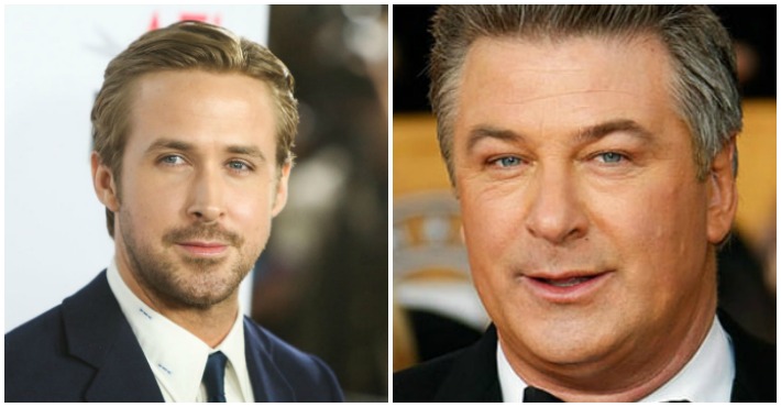 Ryan Gosling lítur alveg eins út og UNGUR Alec Baldwin! - Ætli þeir séu skildir?