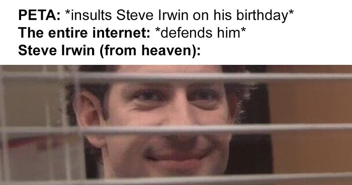 30 manns sem létu PETA heyra það - eftir að þau móðguðu minningu Steve Irwin!