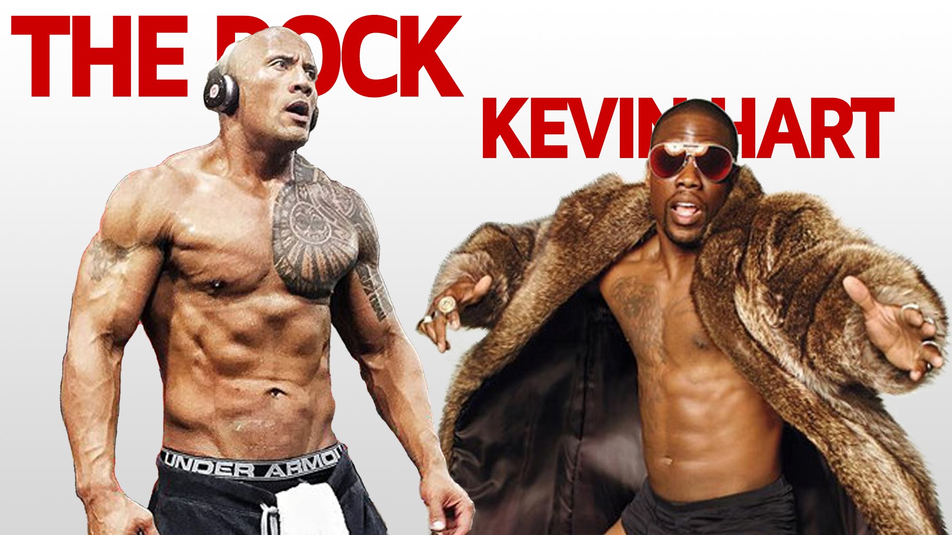 The Rock kom með grjóthart skot á B-MANNESKJUR! - Kevin Hart reyndi að stæla hann!