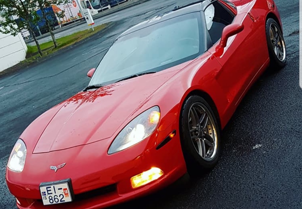 Atli setti geggjaða Corvette á sölu með 6 lítra vél en FYRSTA boðið var ekki til sóma - MYND