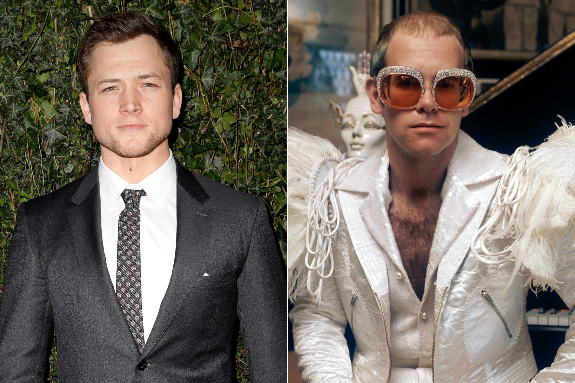 Taron Egerton er víst MAGNAÐUR sem Elton John í Rocketman - Syngur öll lögin sjálfur! - MYNDBAND