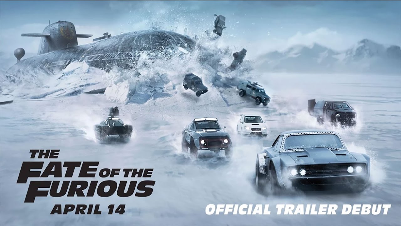 Það vantar ekki SPRENGINGAR í nýja trailerinn fyrir „The Fate Of The Furious“! - Myndband!