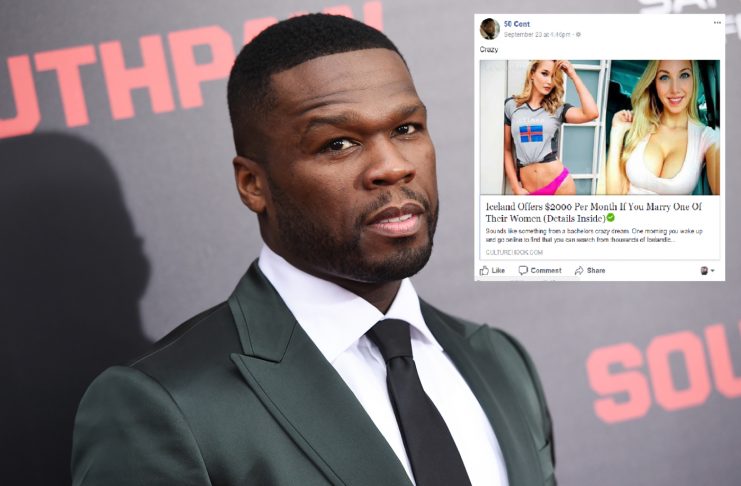 50 Cent deilir lífseigri falsfrétt um íslenskar konur á Facebook