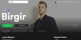 "Can You Feel It" eftir Birgir næstum þrisvar sinnum vinsælla en "B.O.B.A." á Spotify