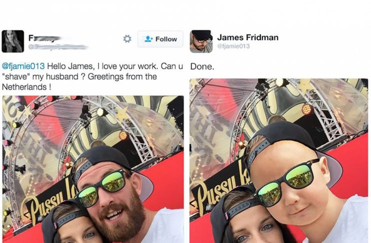 Ekki biðja James Fridman um Photoshop aðstoð