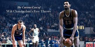 Hvernig Wilt Chamberlain sló stigamet NBA með hjálp ömmuskotsins