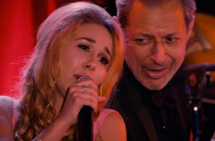 Jeff Goldblum og Haley Reinhart „ljúffeng“ á sviði