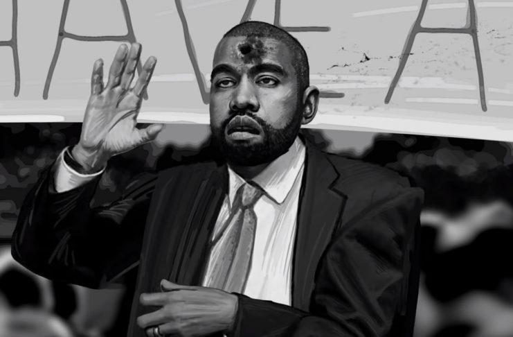 Kanye West ráðinn af dögum í nýju myndbandi DJ Muggs og MF Doom: 