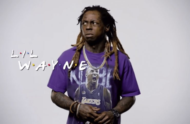 Lil Wayne syngur með Friends laginu í furðulegri auglýsingu