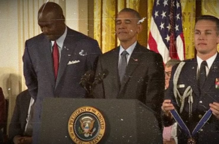 Obama heiðrar Michael Jordan og fleiri