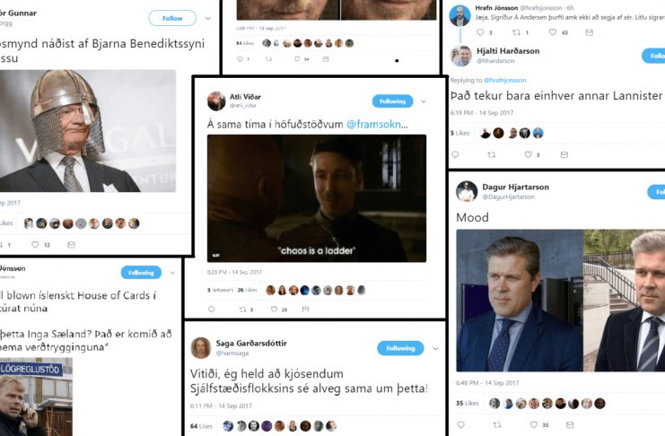 Twitter bregst við falli ríkisstjórnarinnar: „Tekur bara einhver annar Lannister við.“